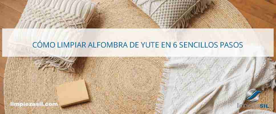 ▷ Cómo limpiar alfombra de yute